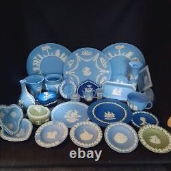 Collection of 29 Wedgwood Jasper Ware items