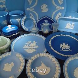 Collection of 29 Wedgwood Jasper Ware items