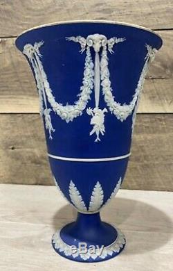 Dipped Wedgwood Jasper Vase Ware C1810 Extremely Rare #382 Garlands Festoon
