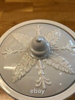 Dudson Brothers Hanley, Rare Antique Wedgwood Style Jasperware Jar & Cover