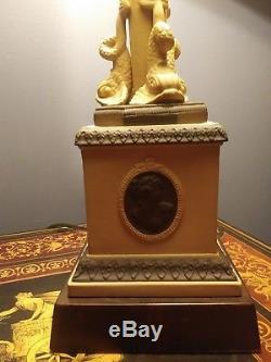Exceptional Wedgwood Jasperware Angels Dolphins Sphinx Lamp by Marboro