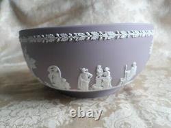 Exquisite Wedgwood Lilac Jasperware 8 Centerpiece Sacrifice Bowl