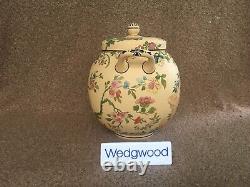 Final Reduction Extremely Rare Wedgwood Jasper Ware Pot Pouri Jar