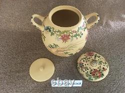 Final Reduction Extremely Rare Wedgwood Jasper Ware Pot Pouri Jar