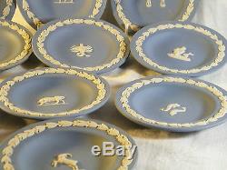 Full Complete Set of Wedgwood Blue Jasper Ware Sign's of the Zodiac all 12
