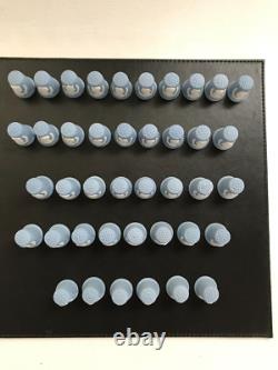 Full Set Of 41 Wedgwood Kings And Queens Jasperware Thimbles