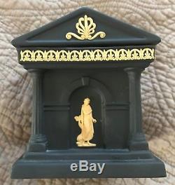 Grandtour Wedgwood jasperware temple inkwell from library collection