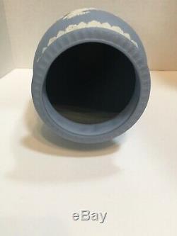 HUGE Wedgwood Blue 7 3/4 Vase Tall And 5 At Center Widest