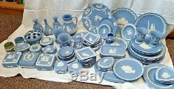 Huge! Joblot Wedgwood Jasperware 70 Pieces Jugs, Vase, Tray Plates