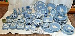 Huge! Joblot Wedgwood Jasperware 70 Pieces Jugs, Vase, Tray Plates