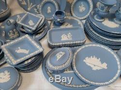 Huge! Joblot Wedgwood Jasperware 70 Pieces Jugs, Vase, Tray Plates