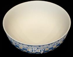 JOSIAH WEDGWOOD Jasperware MUSEUM SERIES Tri-Color DICED PATTERN Bowl