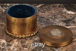 Jasperware Brass Container Pair Ormolu Wedgwood Jasperware Pair