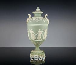 Klassizistische Wedgwood Vase 19. Jahrhundert 1879 Jasperware Musentanz Flaxman
