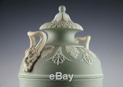 Klassizistische Wedgwood Vase 19. Jahrhundert 1879 Jasperware Musentanz Flaxman