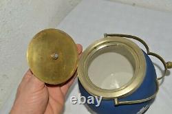 LOT Antique/Vintage Wedgwood Jasperware Cheese Dome Cake Plate +Buscuit Jars