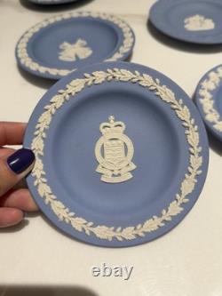 Large Collection of Vintage Wedgwood Blue Jasperware