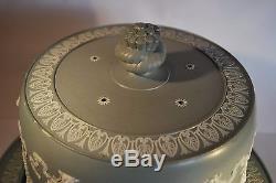 Large Jasperware Cheese Dome Stilton Dish By Wedgwood or Dutson A/F