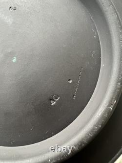 Large Vintage Classic Wedgwood Jasperware Black & white Bowl 1964