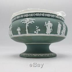 Large Wedgwood Jasperware Classical Scene Jardiniere Bowl with Pedestal Foot 8