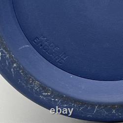 Large Wedgwood Portland Blue Jasperware Spill Vase Classical Greco Roman Figures