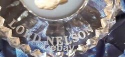 Limited Edition Wedgwood Jasperware Lord Nelson Crystal Paperweight