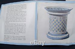 Limited Edition Wedgwood Tri-Color Diceware Jasperware Pot Pourri Vase 55/200