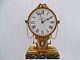 Magnificent Antique Edw. F Caldwell & Co Gilded Bronze Clock Wedgwood Jasperware
