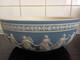 Prestige Ex Large Wedgwood Blue Jasperware Jasper Dancing Hours Slipware 10 Ins