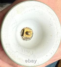 RARE WEDGWOOD SAGE GREEN JASPERWARE TROPHY VASE APPOLO & MUSES ENGLAND (1890s)