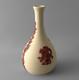 Rare Wedgwood Jasperware Handcrafted Vase In Primrose Yellow And Terracotta