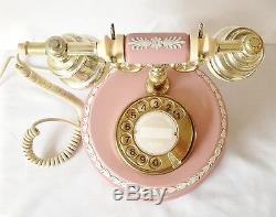RARE Wedgwood Telephone Pink Jasperware Phone by Astral Fully Working
