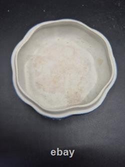 Rare 18thC Wedgwood Jasperware Cobalt Blue Neoclassical Lidded Box 12cm Diameter