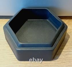 Rare Vintage Wedgwood Jasperware Black Basalt Trinket Box Egyptian Collection VG