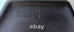 Rare Vintage Wedgwood Jasperware Black Basalt Trinket Box Egyptian Collection VG