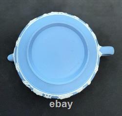 Rare Vintage Wedgwood Tea Set Jasperware Sky Blue & White, 15 pcs, England