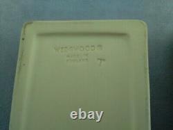 Rare Wedgwood Collectors Society Primrose Yellow Terracotta Jasperware Matchbox