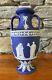 Rare Wedgwood Deep Blue Jasperware - Urn / Trophy Vase