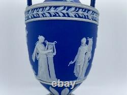 Rare Wedgwood Deep Blue Jasperware - Urn / Trophy vase