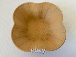 Rare Wedgwood England Jasperware Jasper Cane Ware Bowl Ivy Leaf