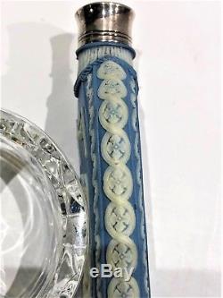 Rare Wedgwood Horae Jasperware Scent Bottle With Stopper (c. 1800) Stunning-rare