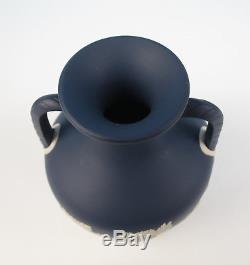 Rare Wedgwood Jasperware 1972 Portland Blue 6 Vase Jasper Ware with Box England