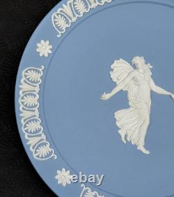 Rare Wedgwood Jasperware Dancing Hours Plate Collectible, Goddess Io, Ltd Ed Box