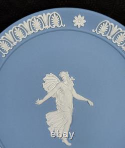 Rare Wedgwood Jasperware Dancing Hours Plate Collectible, Goddess Io, Ltd Ed Box
