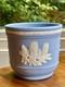 Rare Wedgwood Jasperware Kew Gardens Plants Sir Joseph Banks Planter Cache Pot
