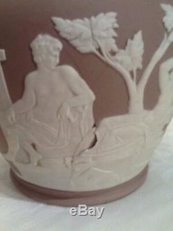 Rare Wedgwood Lilac Slip Jasperware 6 Portland Vase