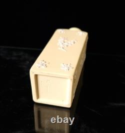 Rare Wedgwood Primrose Yellow Prunus Jasperware Neo Classical Bud Vase 13.8cm