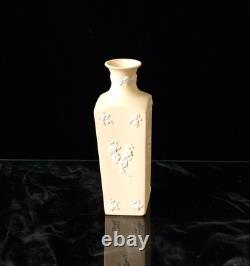 Rare Wedgwood Primrose Yellow Prunus Jasperware Neo Classical Bud Vase 13.8cm