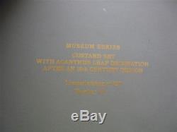 Rare Wedgwood Sage Green JasperWare Museum Series Ltd Edition 9 pce Custard Set