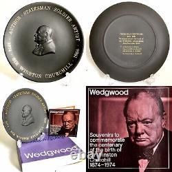 Sir Winston Churchill Centenary (1874-1974) Commemorative 6.5 Wedgwood Plate